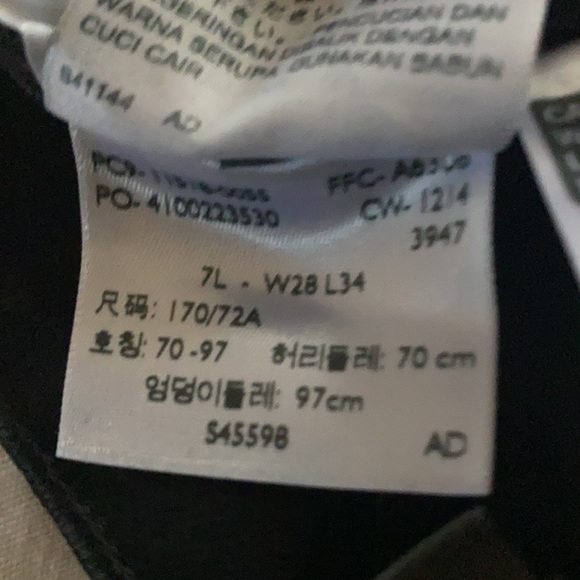 Levi 518 black bootcut jean size 7L - Picture 7 of 7